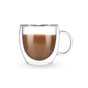 ماگ دوجداره دسته دار وارداتی 100 میل