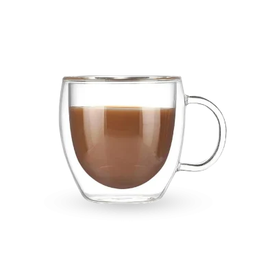 ماگ دوجداره دسته دار وارداتی 100 میل